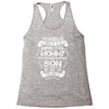Super Cool Mommy Of A Freaking Awesome Son Racerback Tank