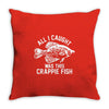 crappie fish Throw Pillow