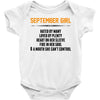 September Girl Hated By Many Baby Onesie
