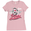 boo (2) Ladies Fitted T-Shirt