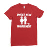under new management stag night wedding mens Ladies Fitted T-Shirt