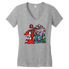 monster mash Women's V-Neck T-Shirt