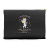 Unicorns are born in July Accessory Pouches