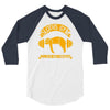 sloths gym   train hard tomorrow 3/4 Sleeve Shirt