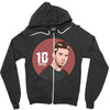 messi top Zipper Hoodie