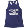 witness the fitness Racerback Tank