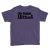 life begins after coffee Youth Tee