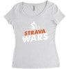 strava wars Women's Triblend Scoop T-shirt