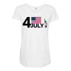 july 4 independence day Maternity Scoop Neck T-shirt