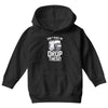 don't make me drop these hockey gloves athletic party sports humor Youth Hoodie