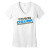 town drunk Women's V-Neck T-Shirt