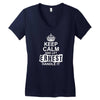 Keep Calm And Let Ernest Handle It Women's V-Neck T-Shirt