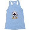 witch cat night Racerback Tank