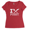 i eat pussy funny sex Women's Triblend Scoop T-shirt