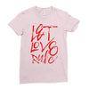 let love rule Ladies Fitted T-Shirt