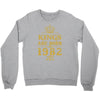 kings are born in 1982 Crewneck Sweatshirt