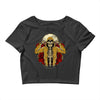 hip hop and rose Crop Top