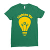 lighten up best trending Ladies Fitted T-Shirt