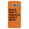 rock paper scissors lizard spock big bang theory geek nerd gift t shir Samsung Galaxy S7