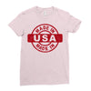 made in usa Ladies Fitted T-Shirt