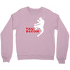thai box boxe thailandese combattimento sport Crewneck Sweatshirt