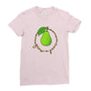 grow a pear Ladies Fitted T-Shirt
