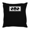 dj turntables club Throw Pillow