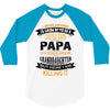 Super Cool Papa Of A Freaking Awesome Granddaughter 3/4 Sleeve Shirt