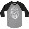 praying hands cross mary rock band baseball jersey 3/4 Sleeve Shirt