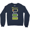 mommy low battery low energy Crewneck Sweatshirt
