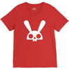 skull bunny V-Neck Tee