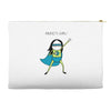anxiety girl Accessory Pouches