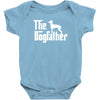 the dogfather italian greyhound white Baby Onesie