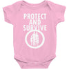 protect and survive Baby Onesie