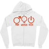 man woman geek Zipper Hoodie