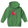 hi quality frenchie Youth Hoodie