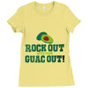 rock out with your guac out Ladies Fitted T-Shirt