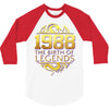 legends are born in 1988 hoodie 5 3/4 Sleeve Shirt