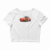 red car Crop Top
