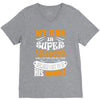 My Son Is Super Awesome His Momma V-Neck Tee