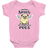angel pug [converted] Baby Bodysuit