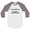 i went outsude once 3/4 Sleeve Shirt