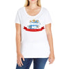 memorial day a time to honor Ladies Curvy T-Shirt
