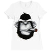 monkey Ladies Fitted T-Shirt