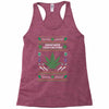 smoke weed ugly sweater Racerback Tank