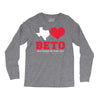 Texas Loves Beto Long Sleeve Shirts