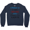 father is a son's first hero Crewneck Sweatshirt