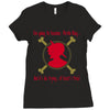 Pirate king Luffy Ladies Fitted T-Shirt