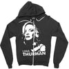 uma thurman Zipper Hoodie