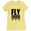 fly stars Ladies Fitted T-Shirt